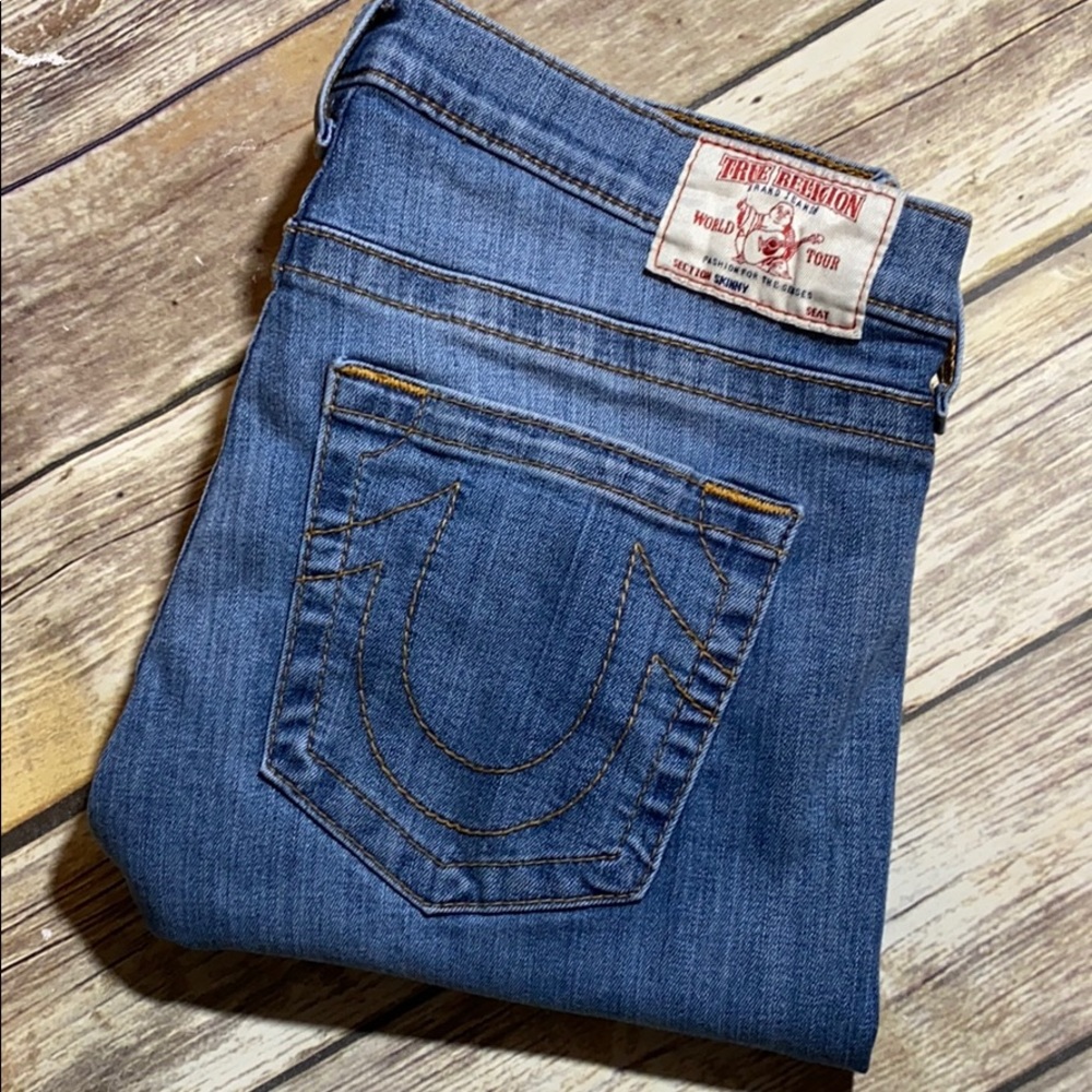 True Religion Jeans Skinny 34 Slim Stretch